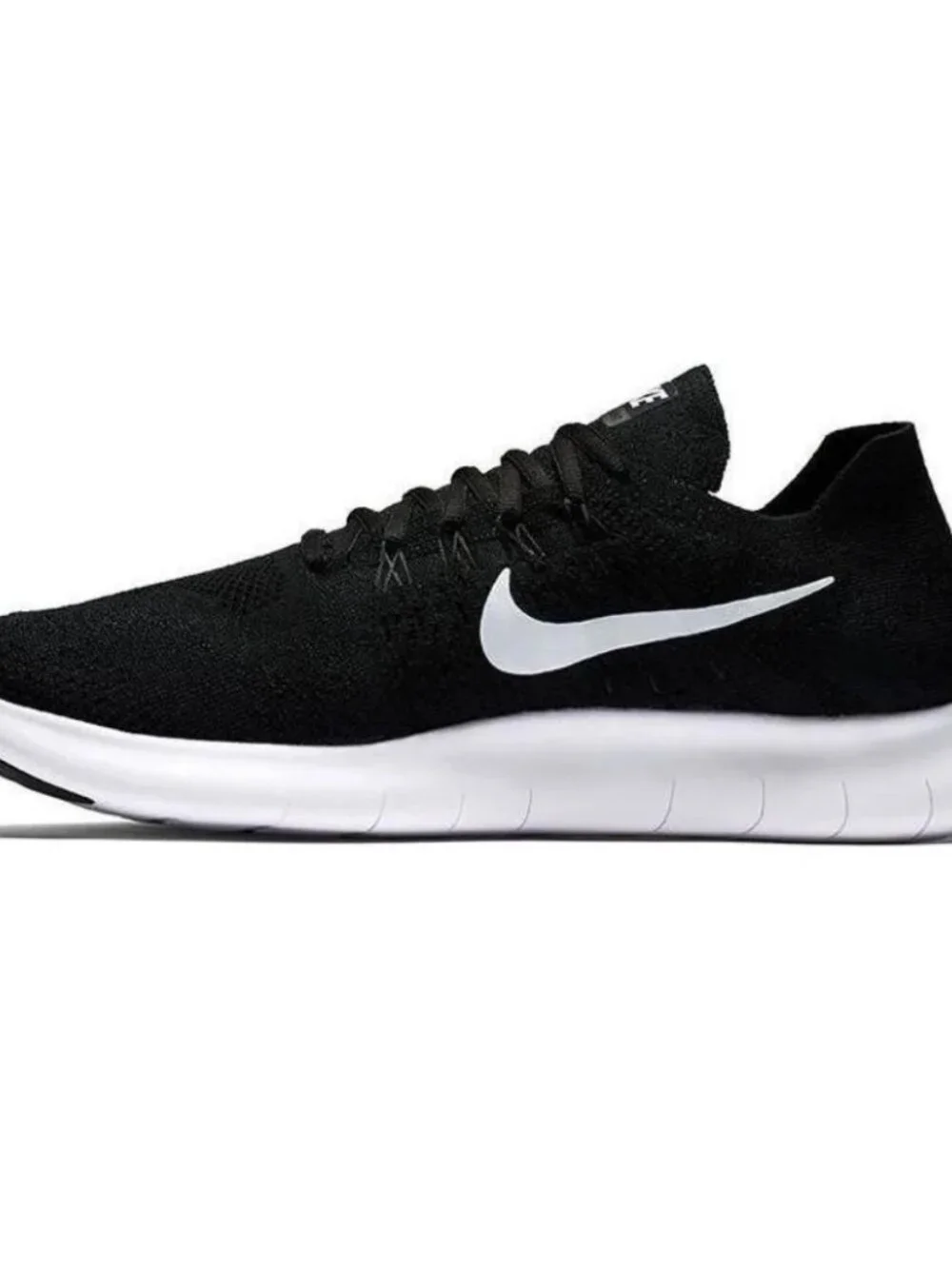 Nike Free RN Flyknit 2017 Men’s Size 10 US 44 EUR Black White 880843-001 NEW